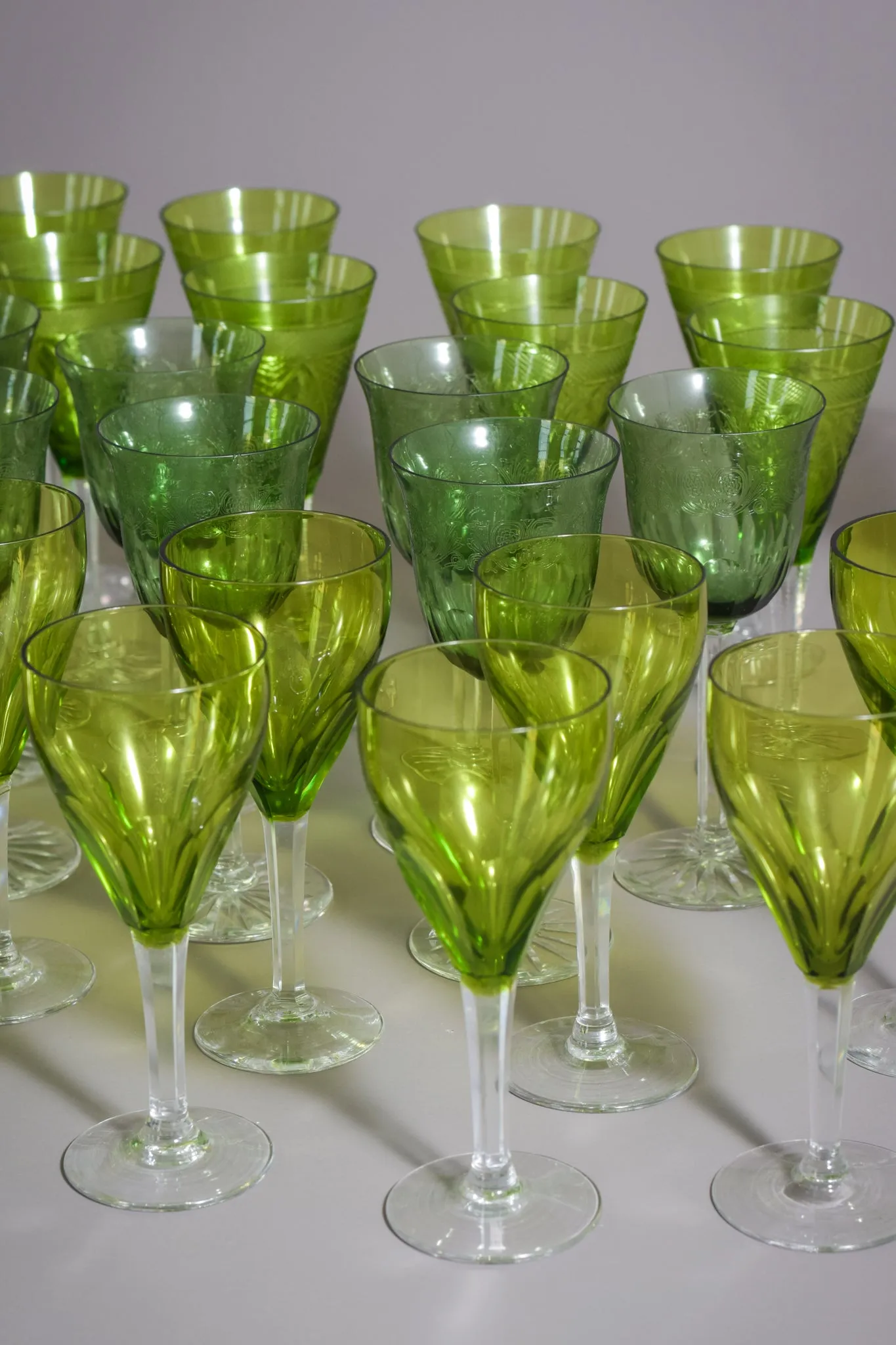 31 - Vintage Green Glasses