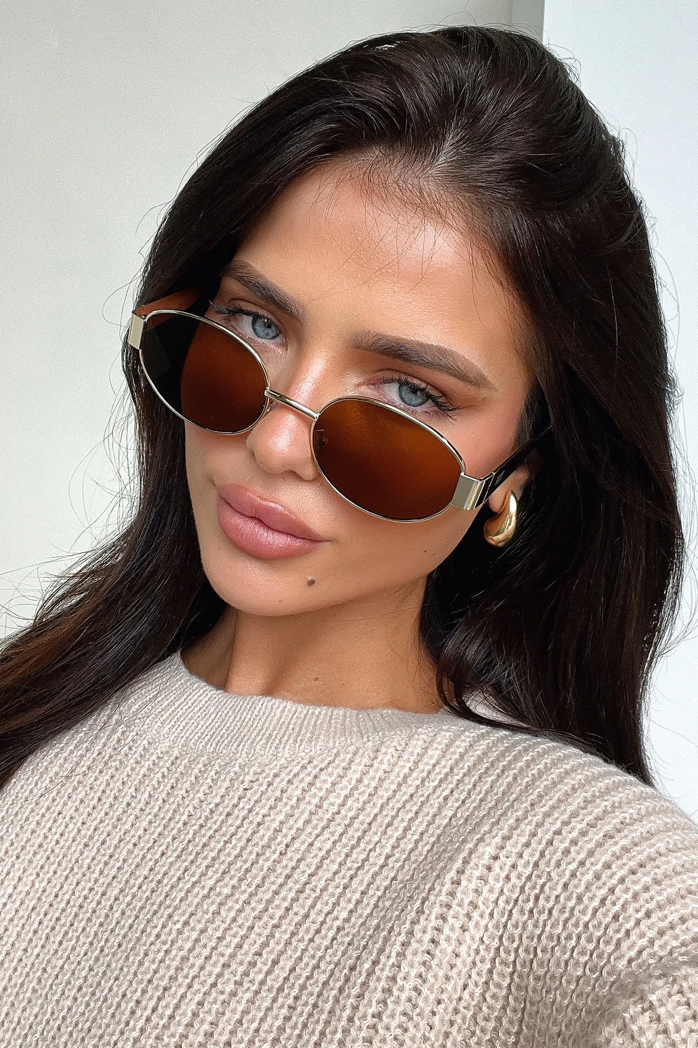 Adonis Sunglasses - Gold/Brown