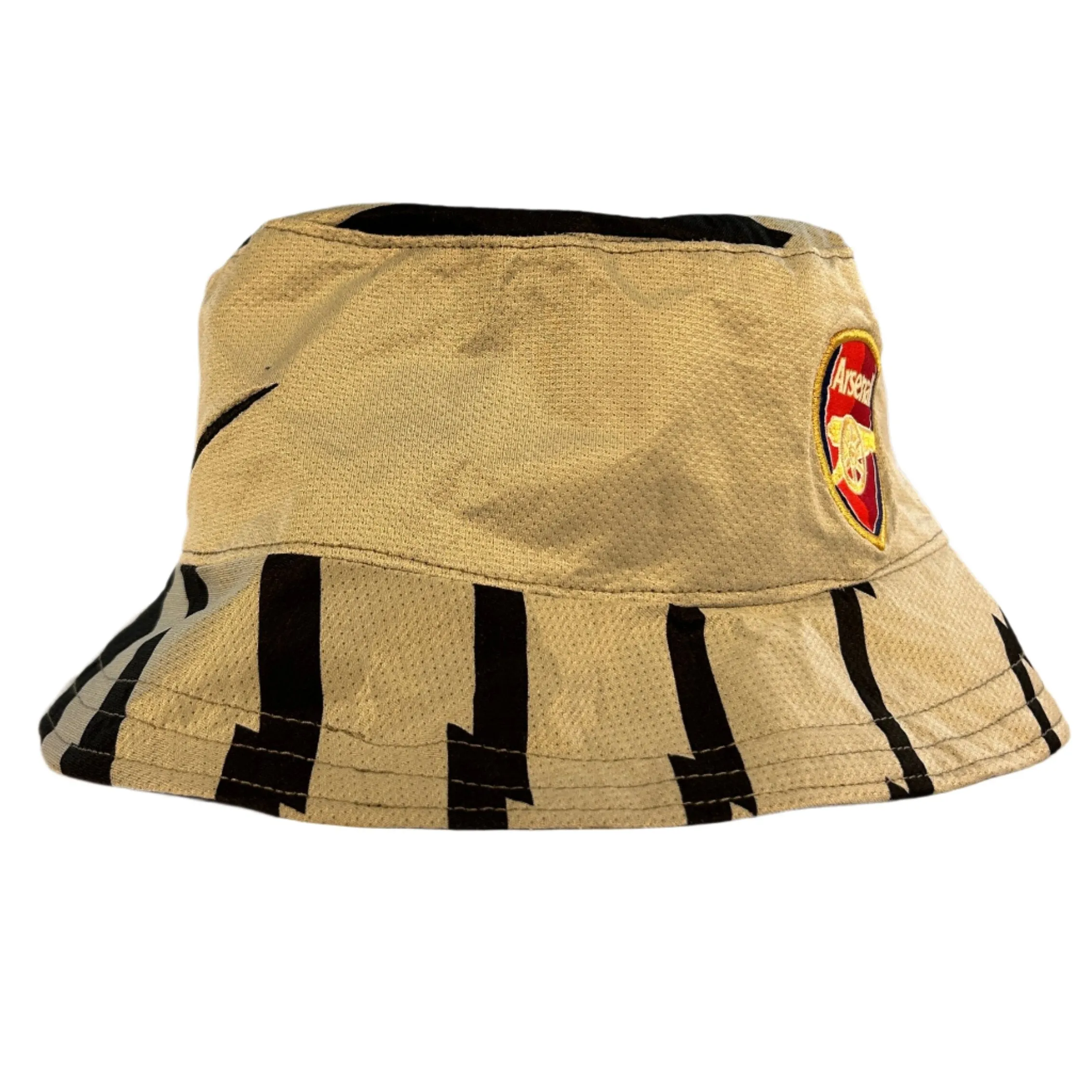 Arsenal 10/11 Upcycled Away Goalkeeper Shirt Bucket Hat