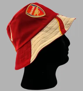 Arsenal 2004/2004 Upcycled Home Shirt Bucket Hat