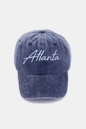 ATLANTA Embroidered Baseball Cap