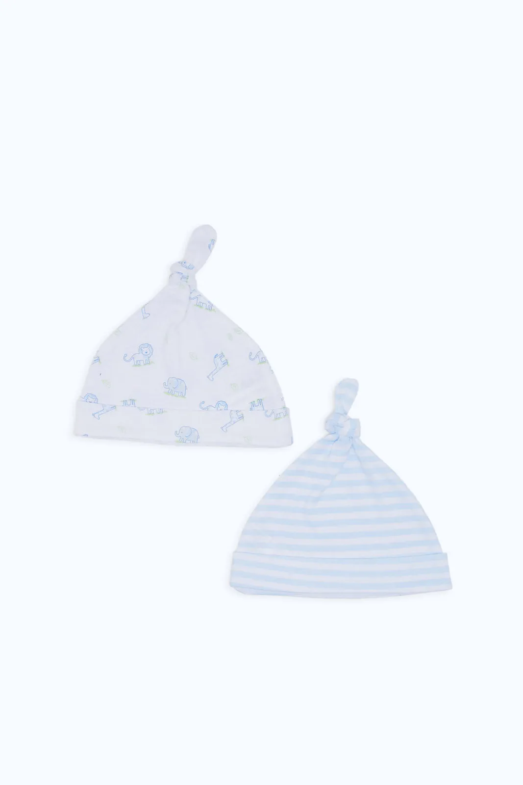 Baby Boys Blue Hat (2 Piece)