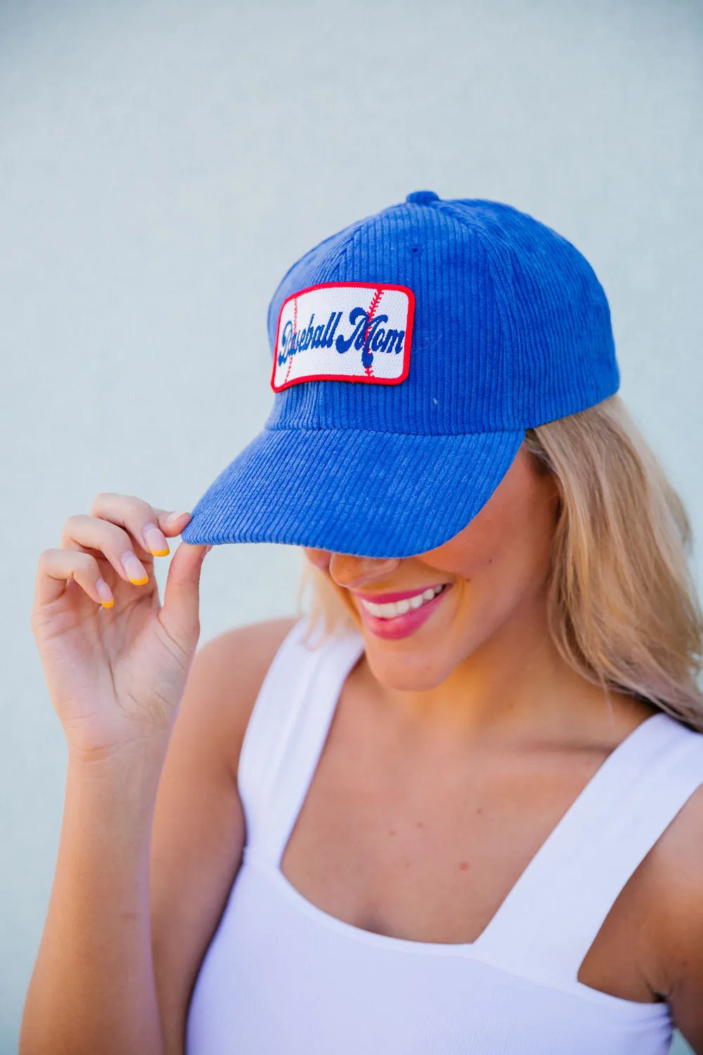 BASEBALL MOM PATCH HAT