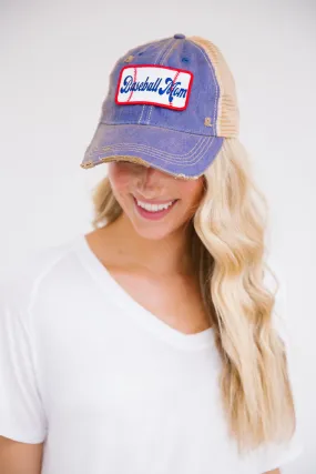 BASEBALL MOM PATCH HAT