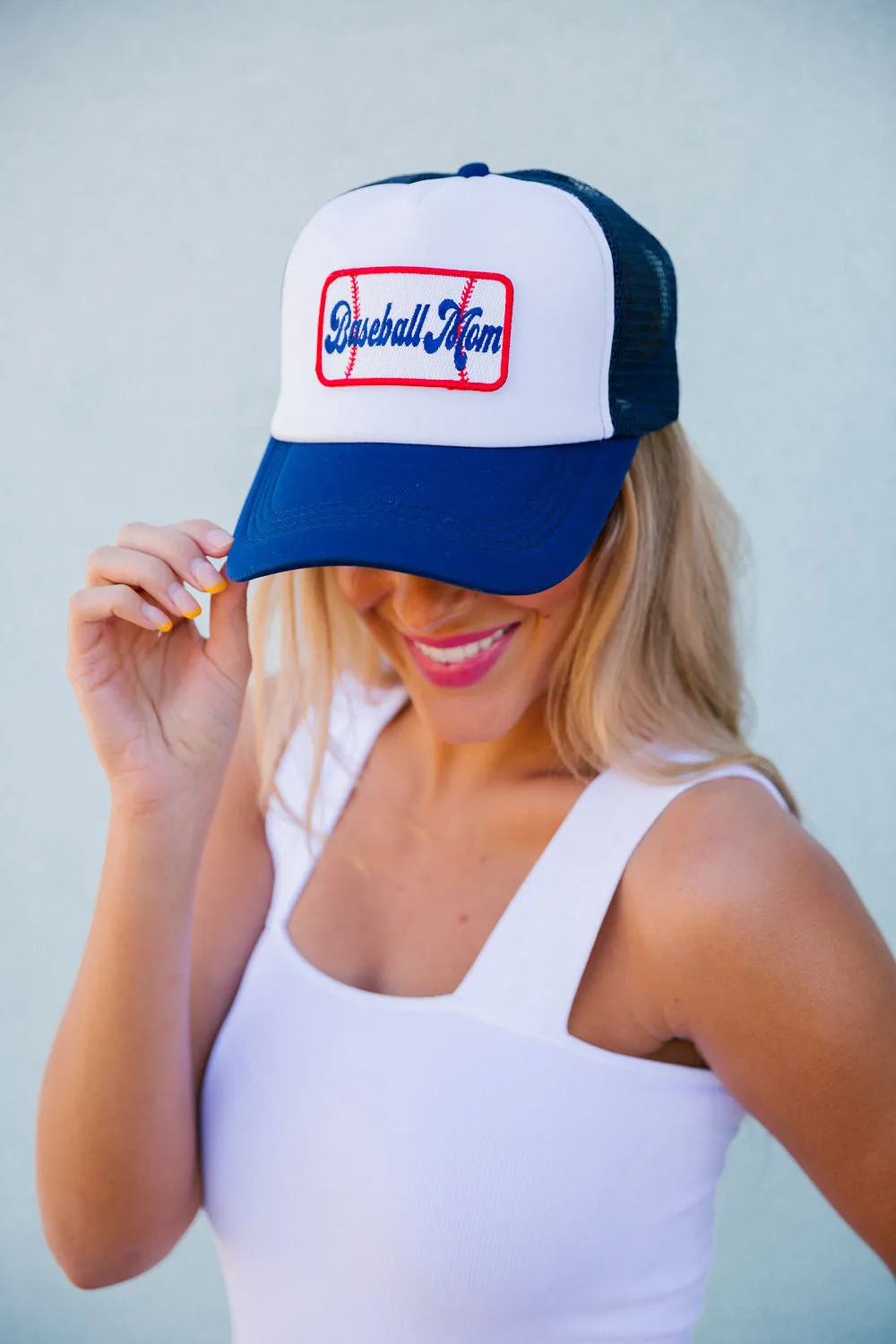 BASEBALL MOM PATCH HAT