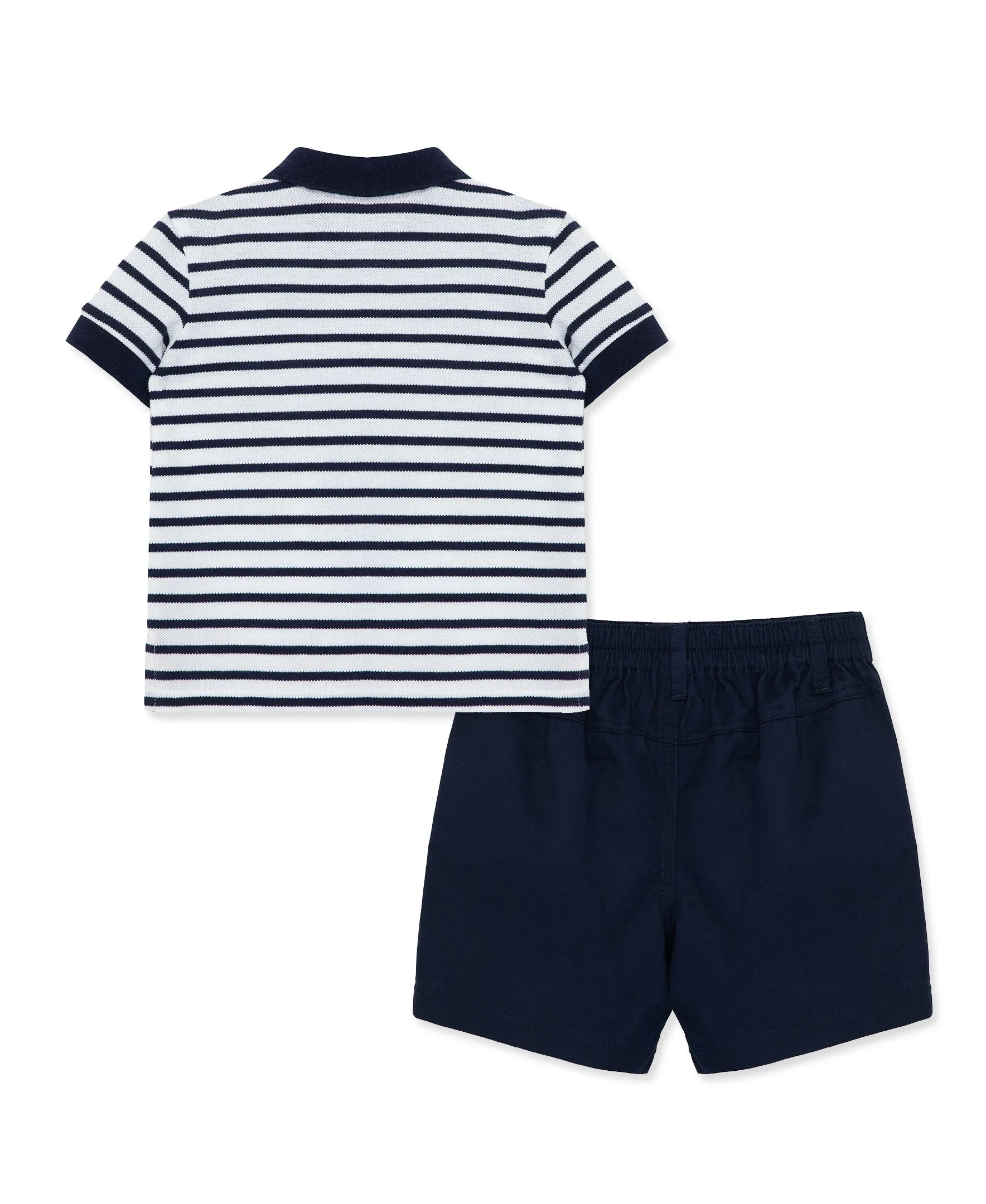 Baseball Polo Toddler Short Set (2T-4T)