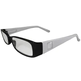 Black and White Reading Glasses Power  2.25, 3 pack