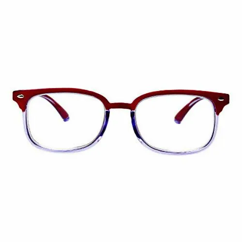 Blue Light Blocking Progressive Multifocal Reading Glasses - R/Clear