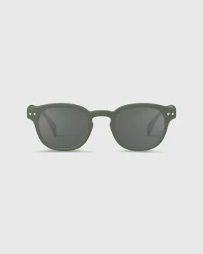 #C Sunglasses in Kaki Green