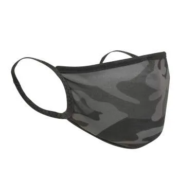 Camo 3-Layer Polyester Face Mask