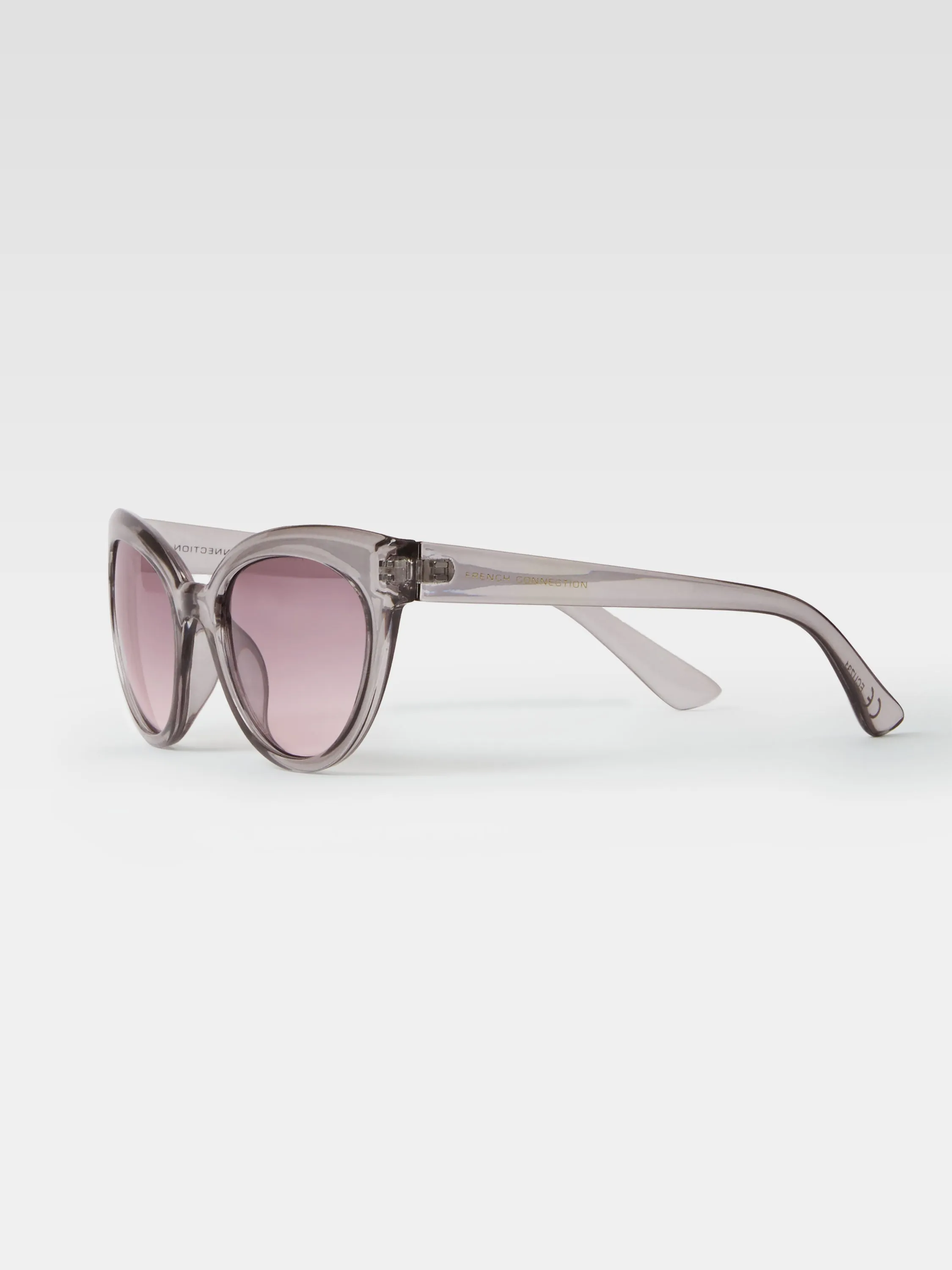 Clear Cat Eye Sunglasses