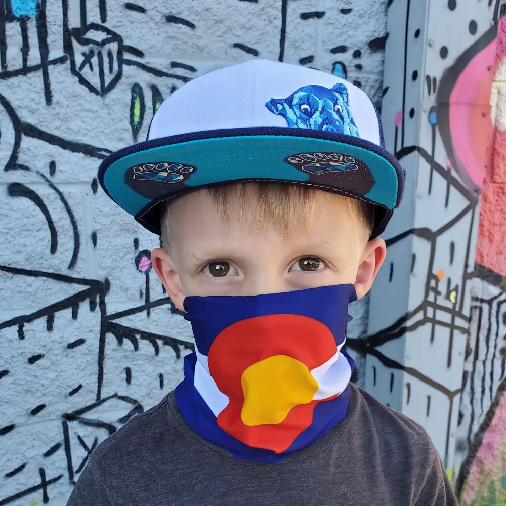 Colorado Flag KIDS Tube Mask