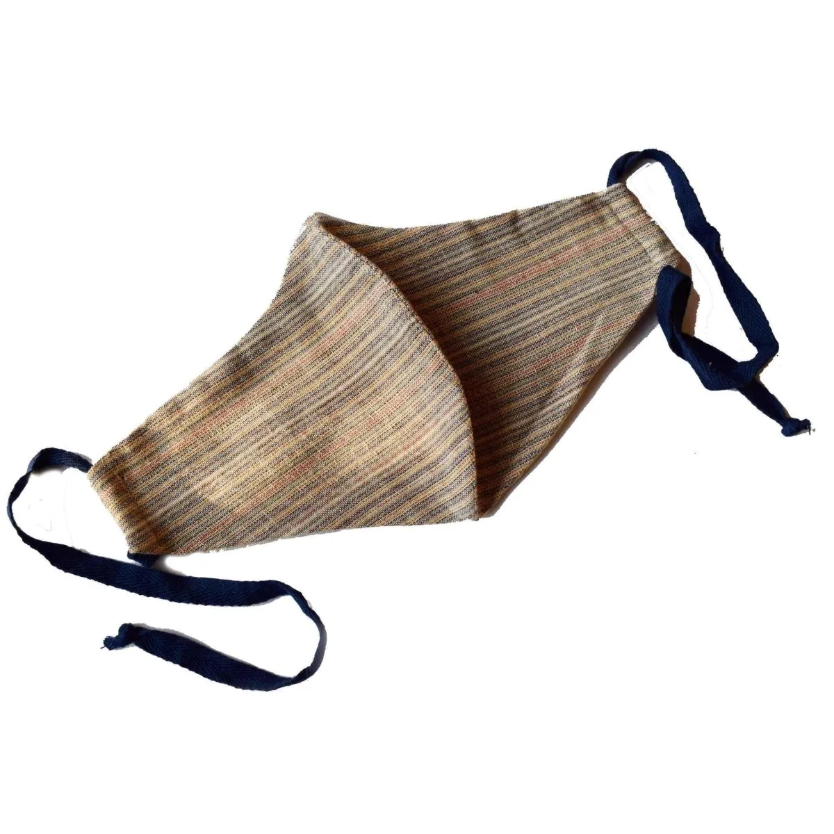 Double Layered Handloom Cotton Face Mask -Set of 3