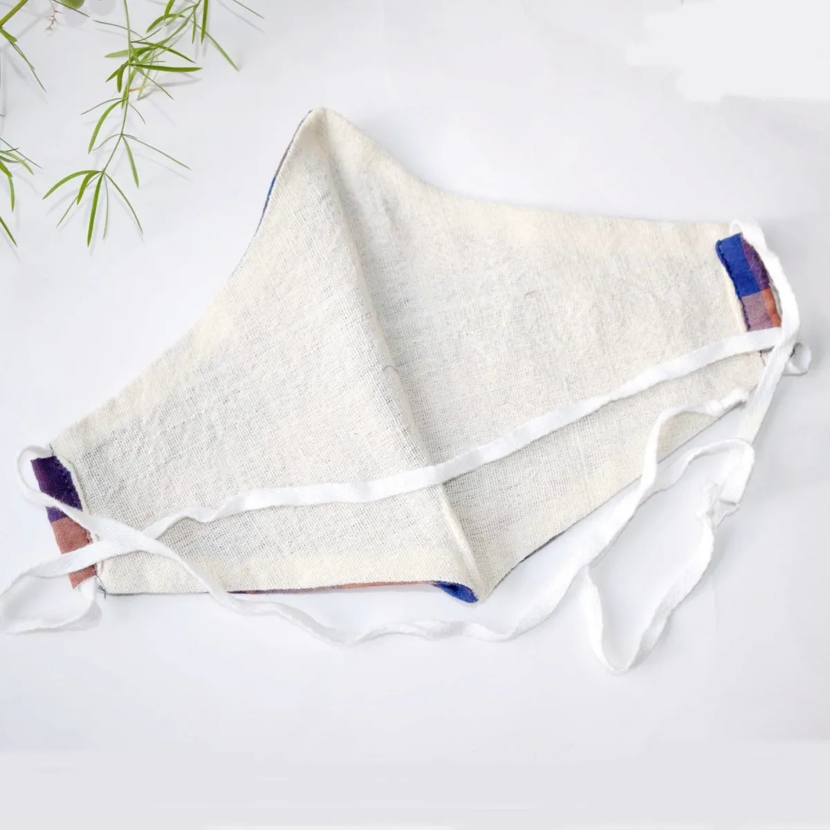 Double Layered Handloom Cotton Face Mask -Set of 3