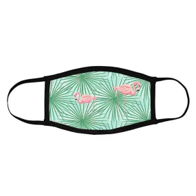 Face Masks Reusable Washable Set Of 2 -Flamingo_green