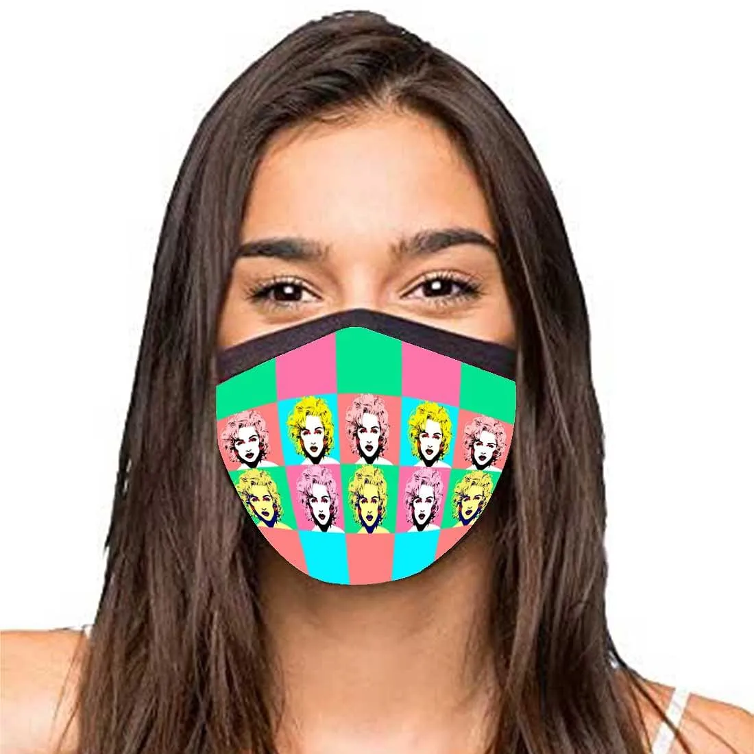 Face Masks Reusable Washable Set Of 2 -Pop_art