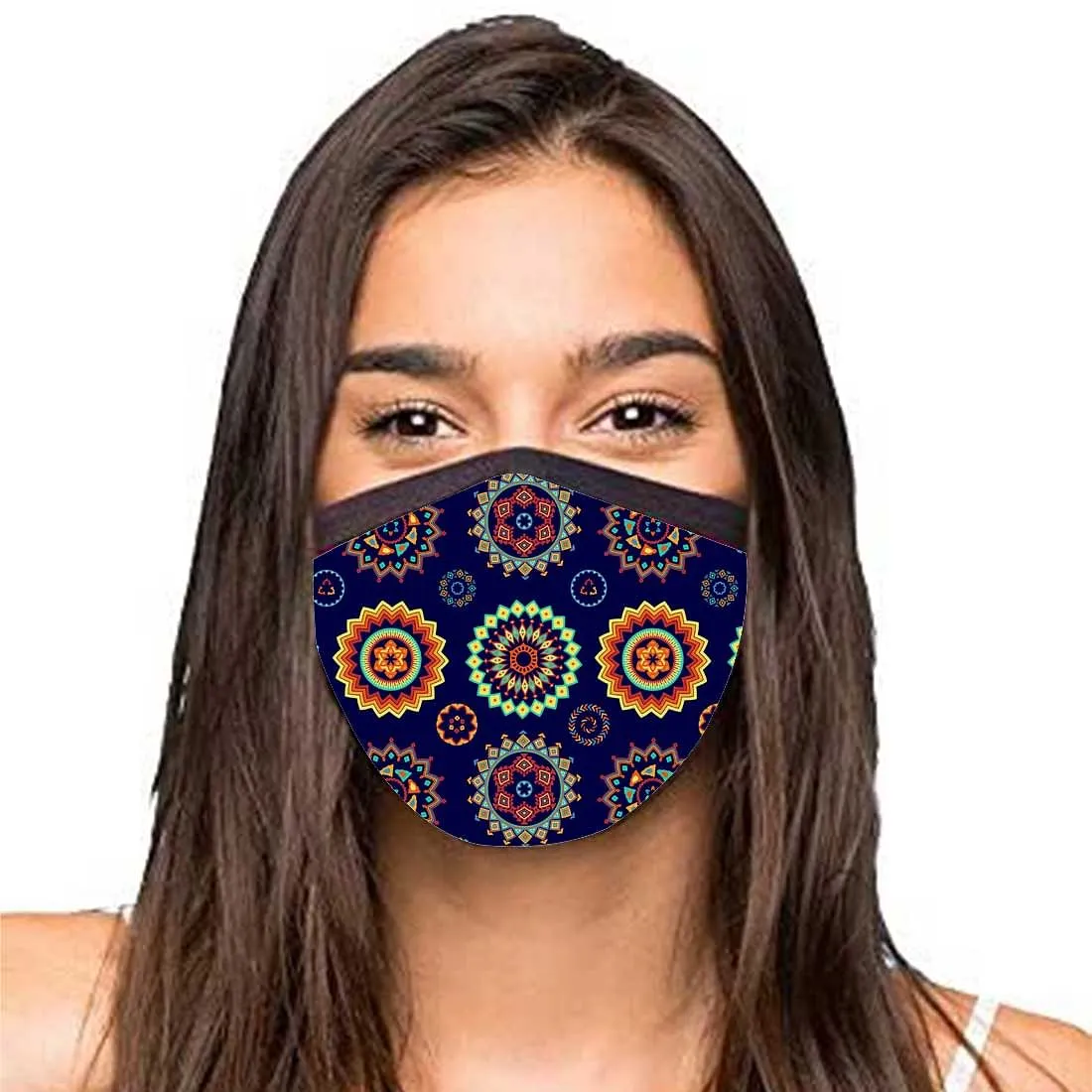 Face Masks Reusable Washable Set Of 2 -Spanish_Pattern