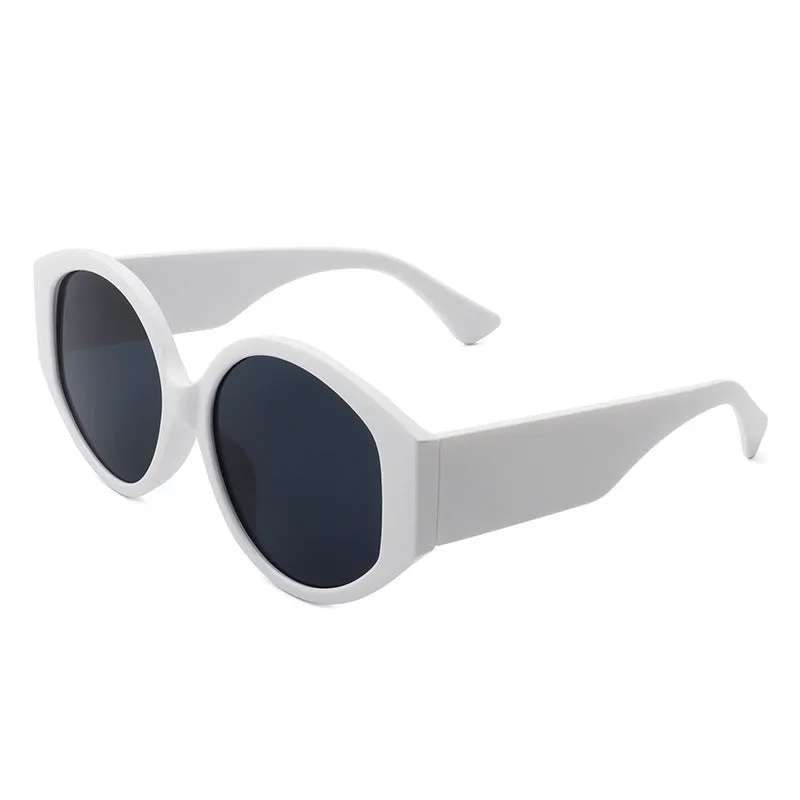 Fashion Round Frame Colorful Sunglasses