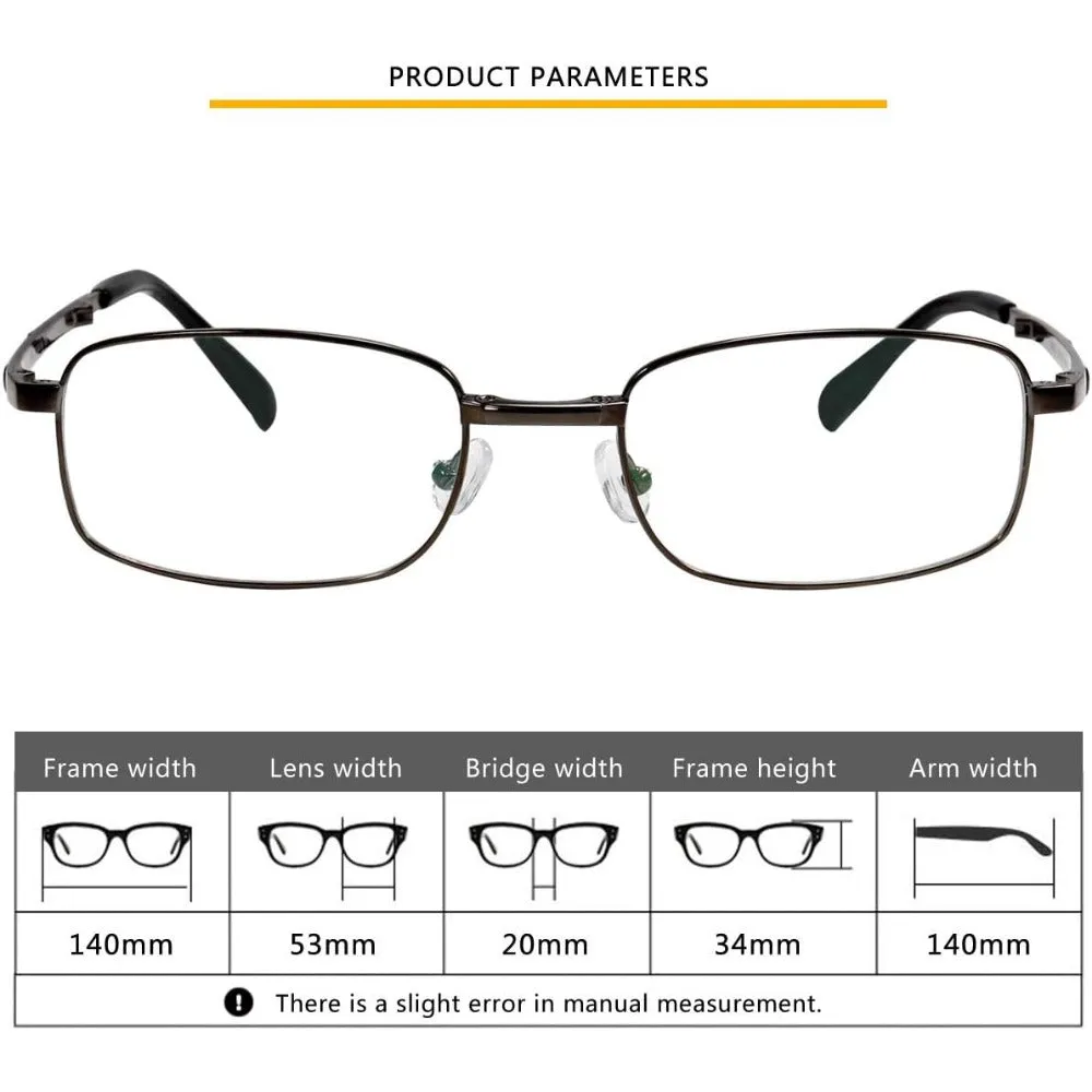 Foldable Pure Titanium Glasses Optical Frame for Men A8935