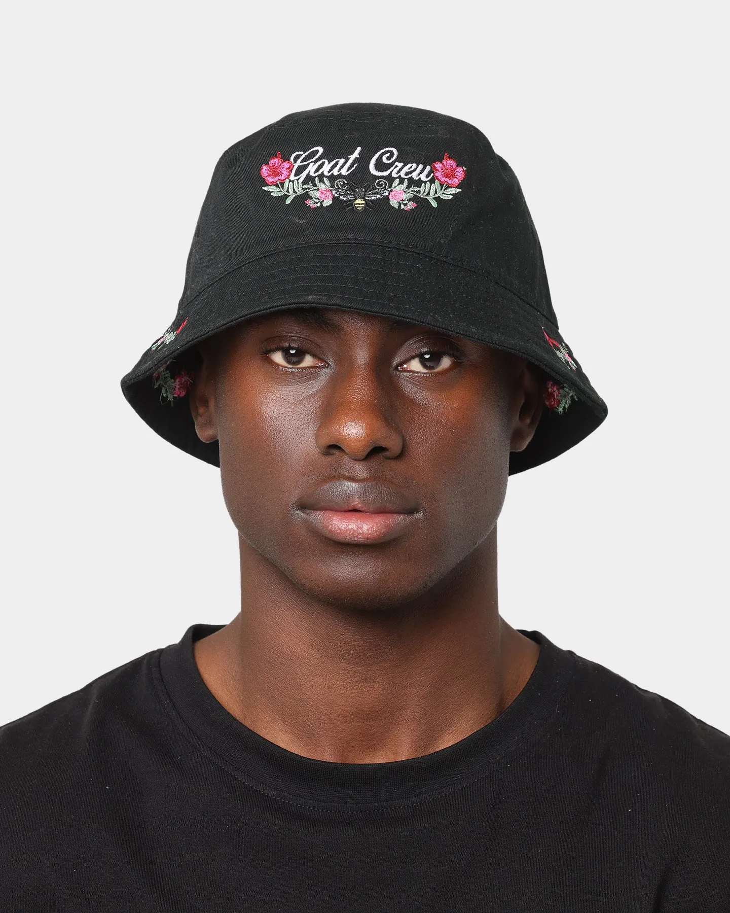 Goat Crew Goat Crew X Thexhan Floral Bucket Hat Black