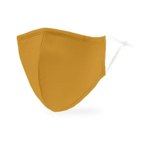 Golden Yellow Turmeric Adult Protective Cloth Face Mask