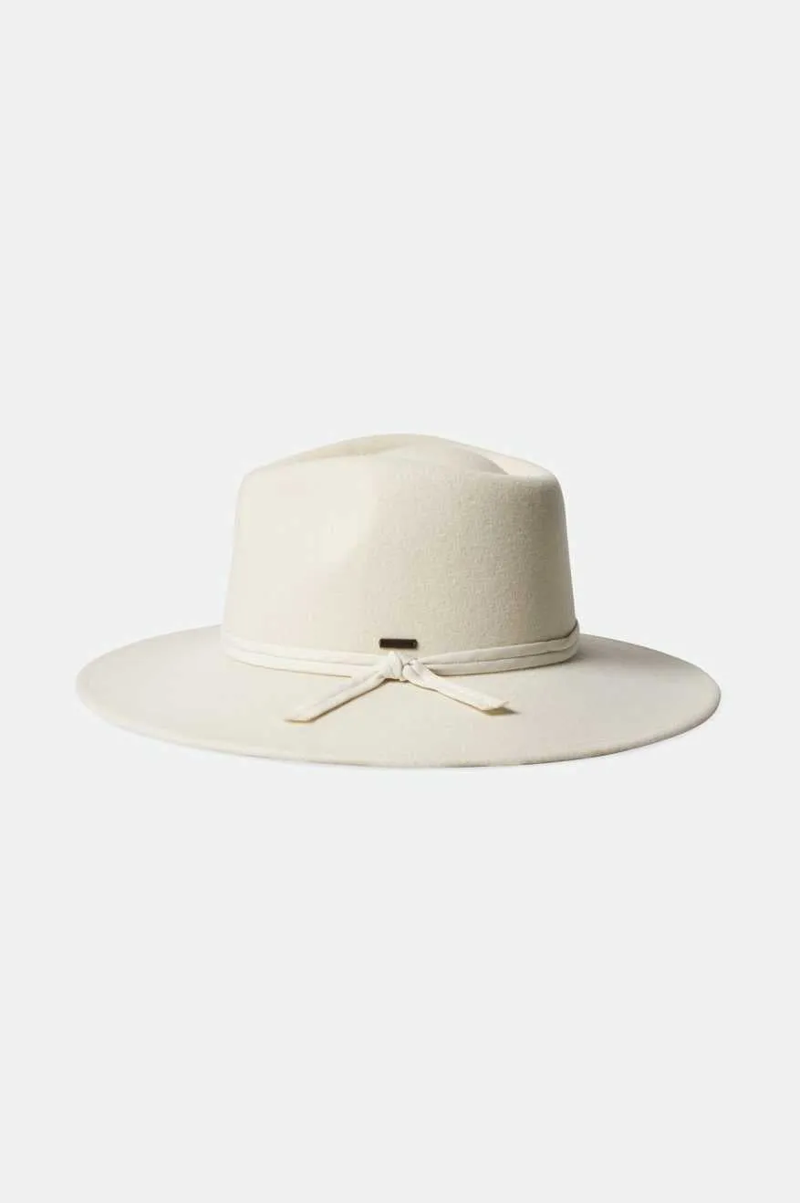 Joanna Felt Packable Hat - Off White