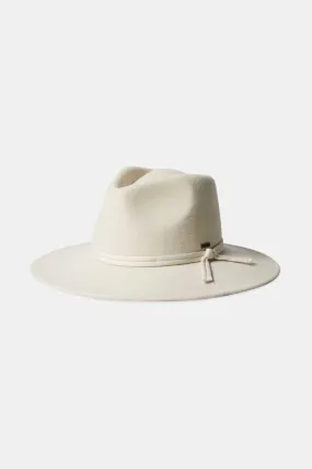 Joanna Felt Packable Hat - Off White