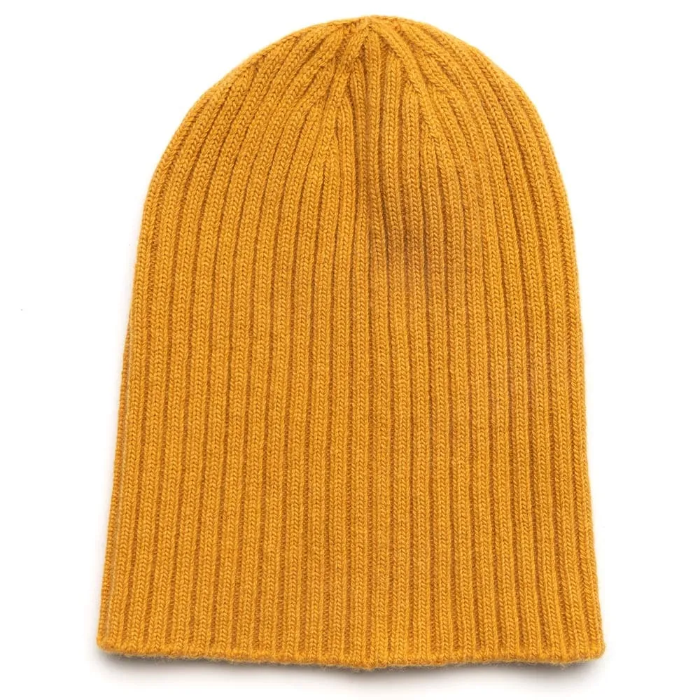 Lambswool Rib Beanie