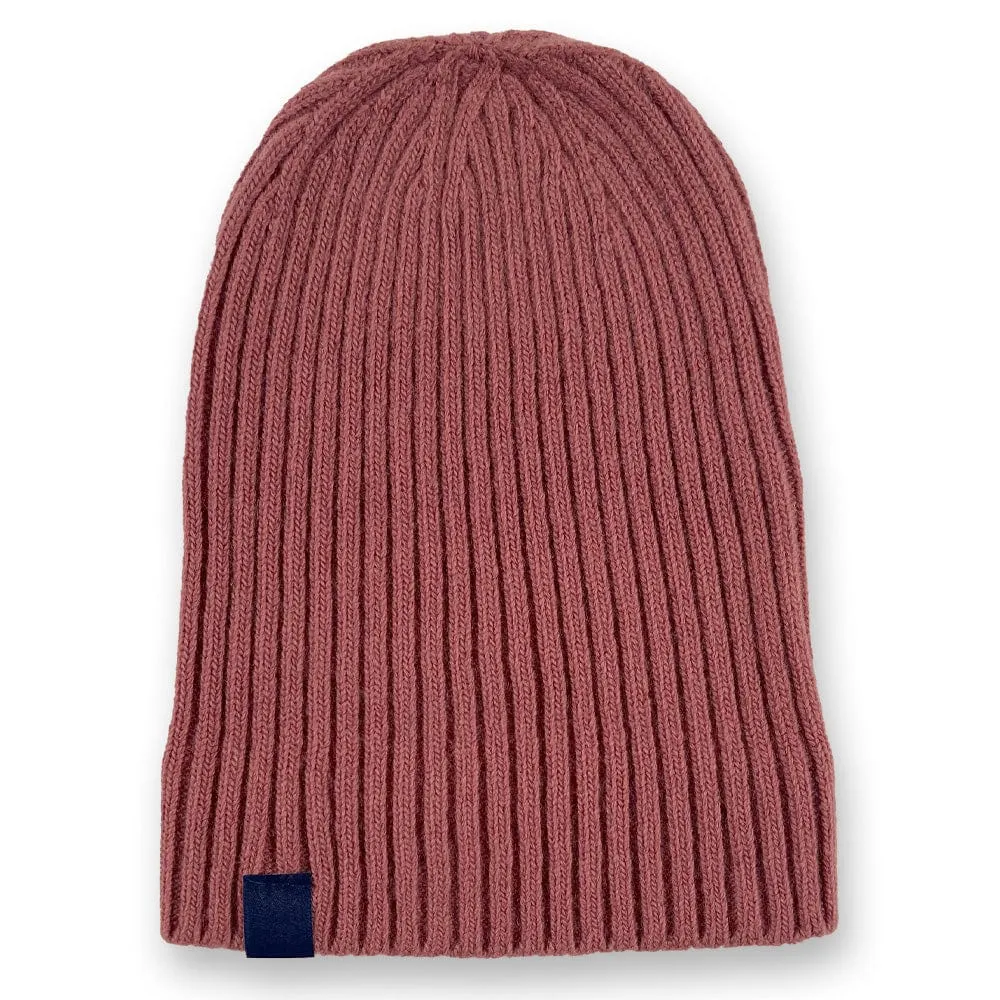 Lambswool Rib Beanie