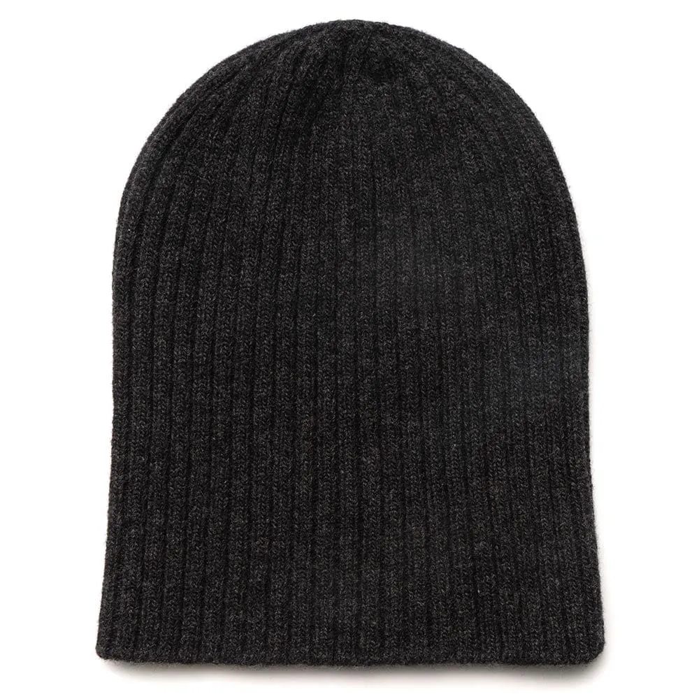 Lambswool Rib Beanie