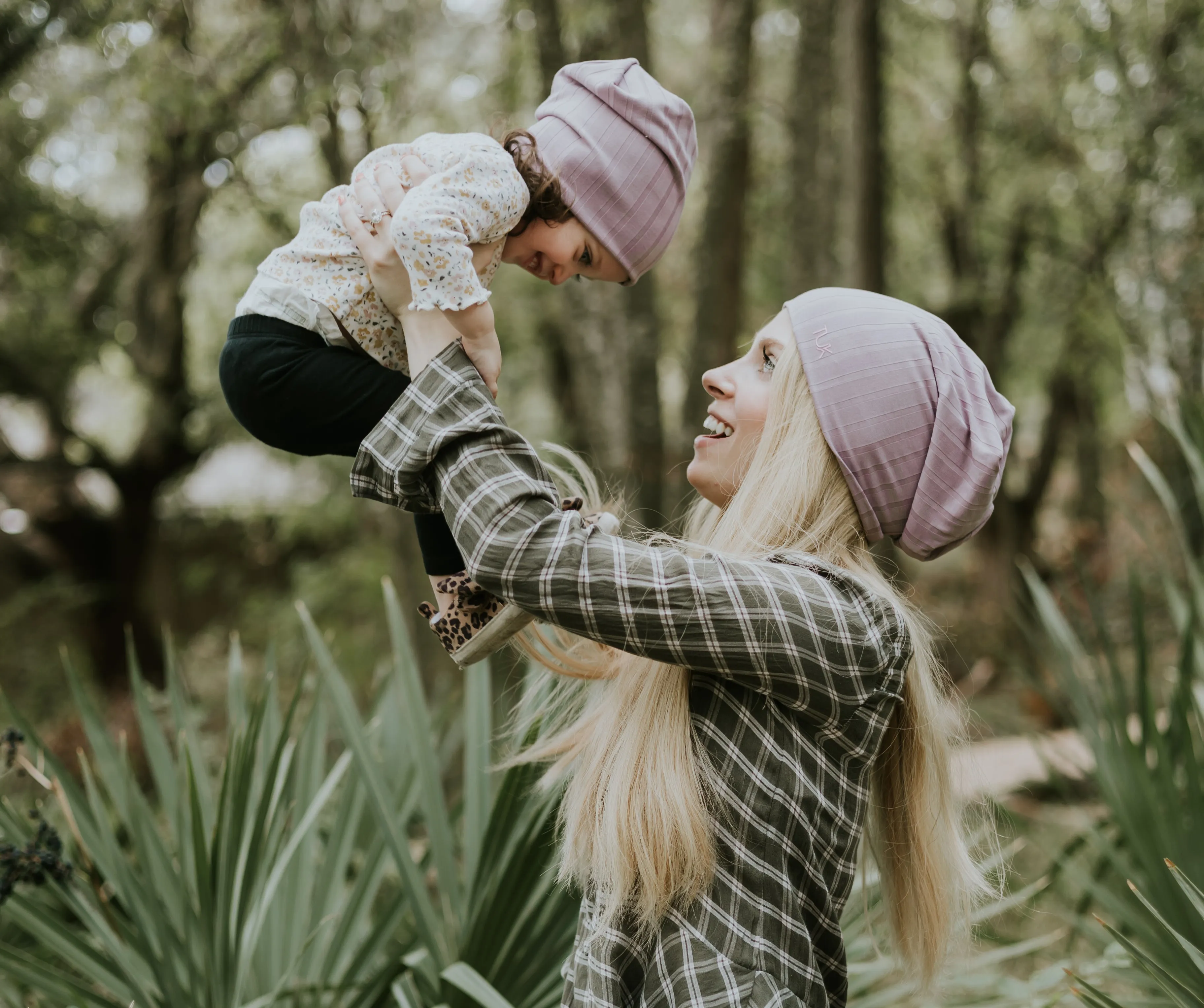 Mauve/Pink Beanie - Baby/Kids