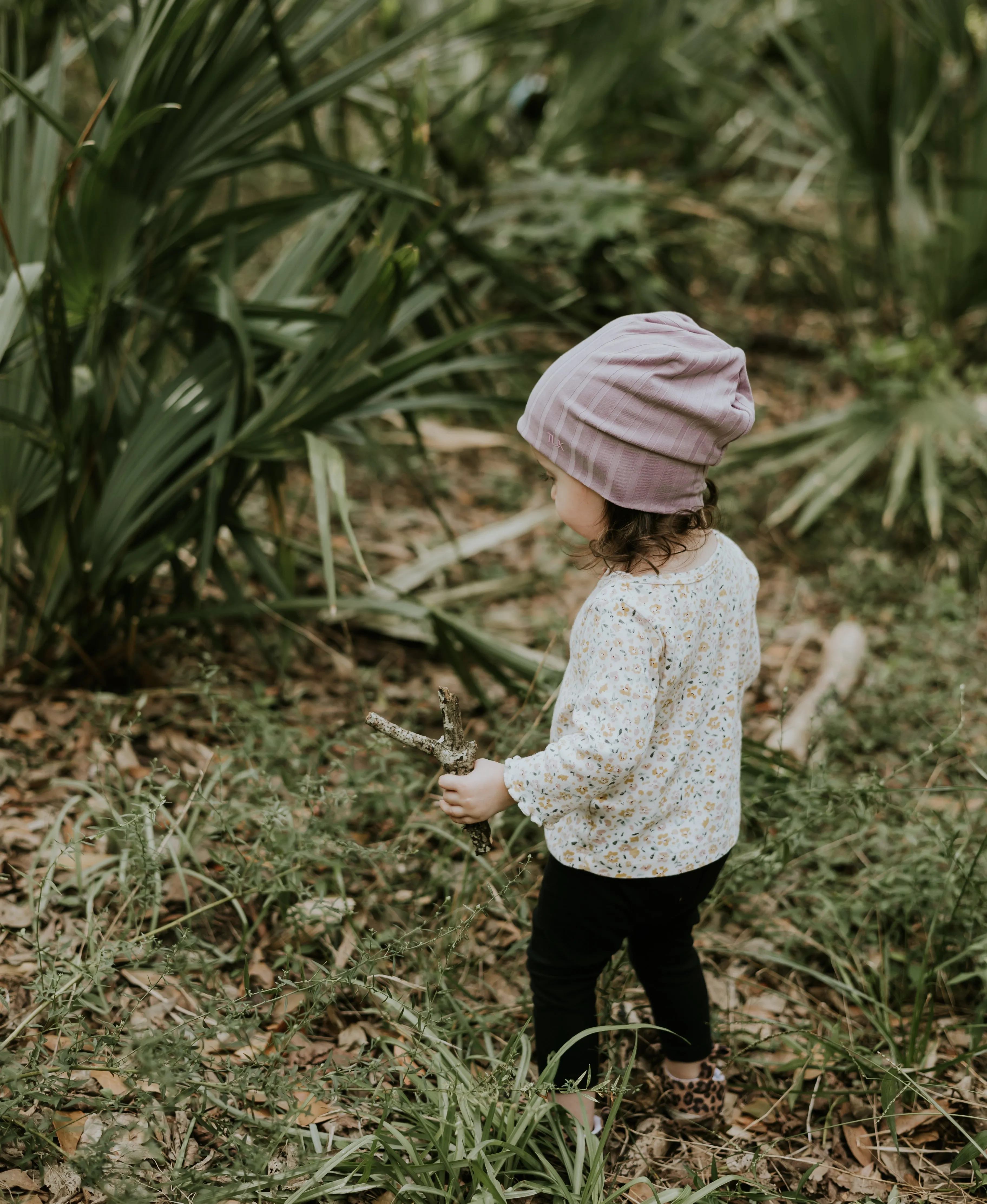 Mauve/Pink Beanie - Baby/Kids