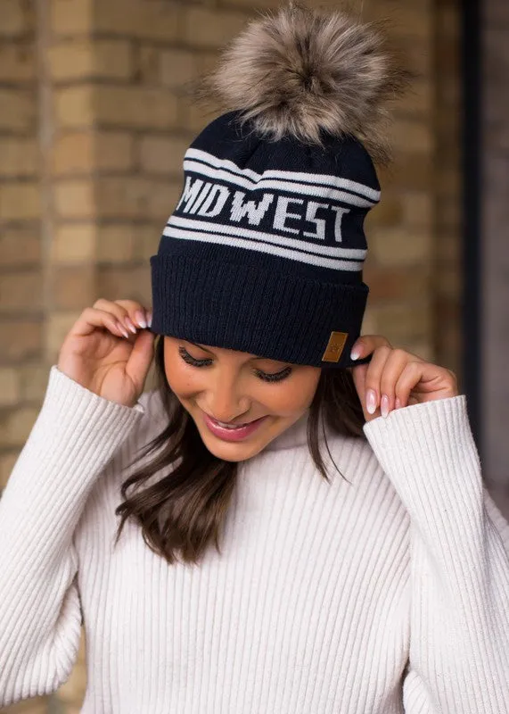 Midwest Pom Beanie