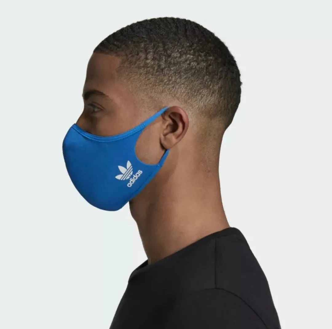 Official Adidas Face Travel Holiday Mask Reusable Washable **VARIOUS COLOURS**