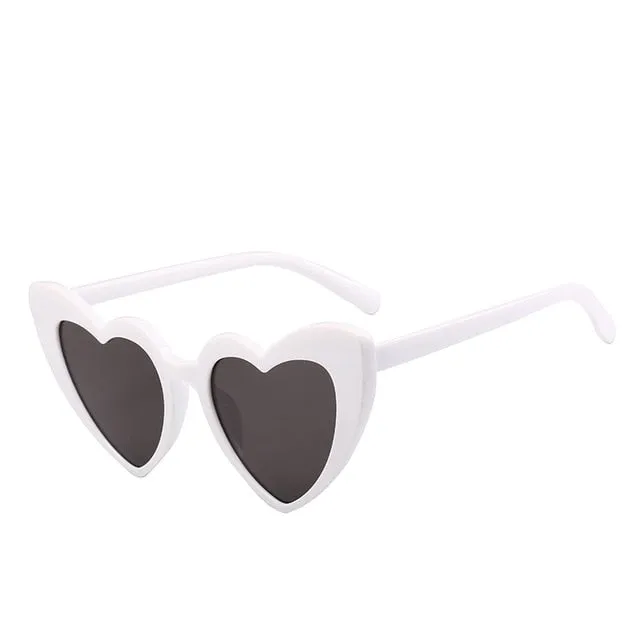 Retro Heart Shaped Sunglasses