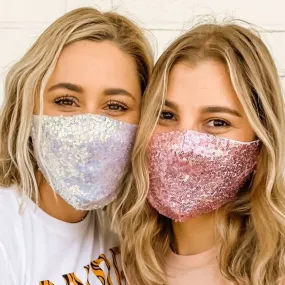 Sequin Bachelorette Party Face Masks