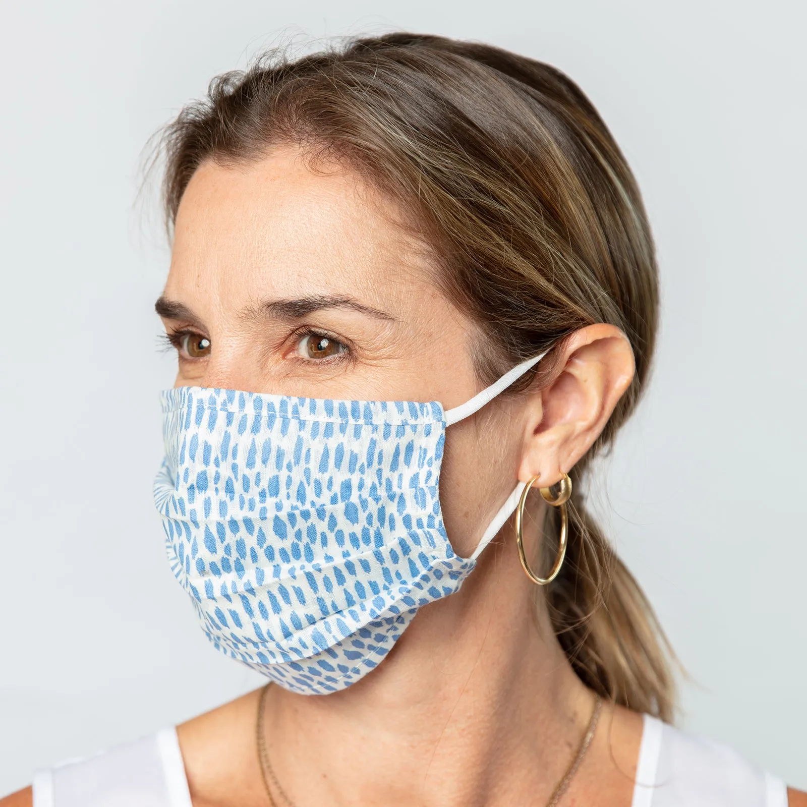 Stay Safe in Style: Jacey Lavender Cotton Mask