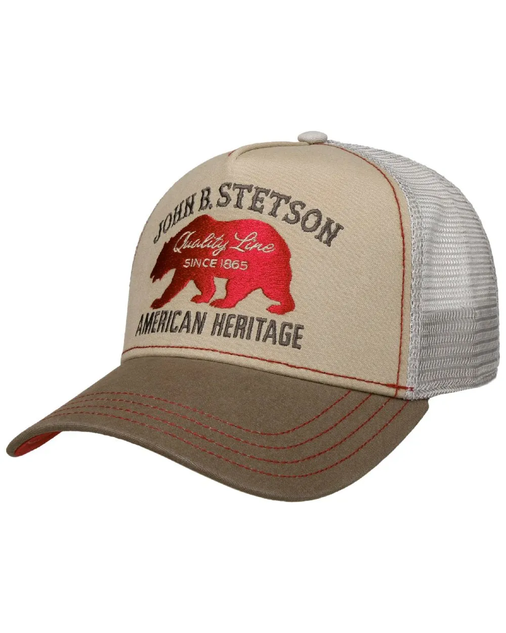 Stetson JBS Bear Beige Trucker Cap