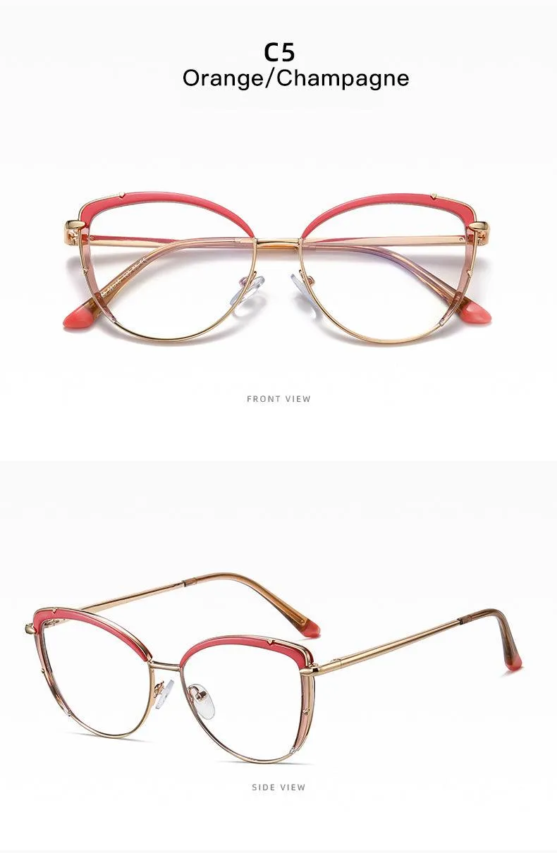 Stylish Women's Cat Eye Eyeglasses - Model A95966