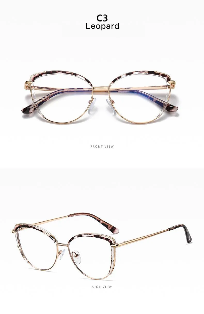 Stylish Women's Cat Eye Eyeglasses - Model A95966