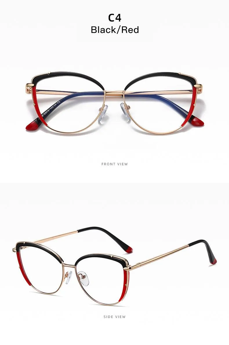 Stylish Women's Cat Eye Eyeglasses - Model A95966