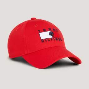 Tommy Hilfiger Montreal Water Repellent Cap - Fierce Red