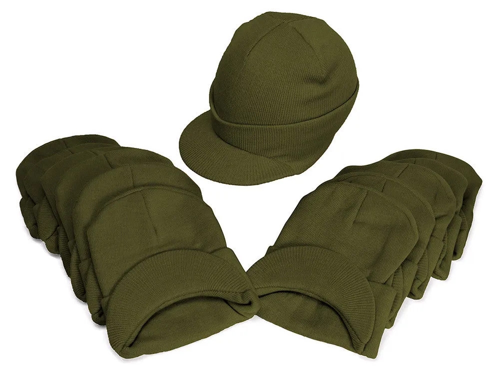 TopHeadwear Cuffed Beanie Visor - 12 Pack