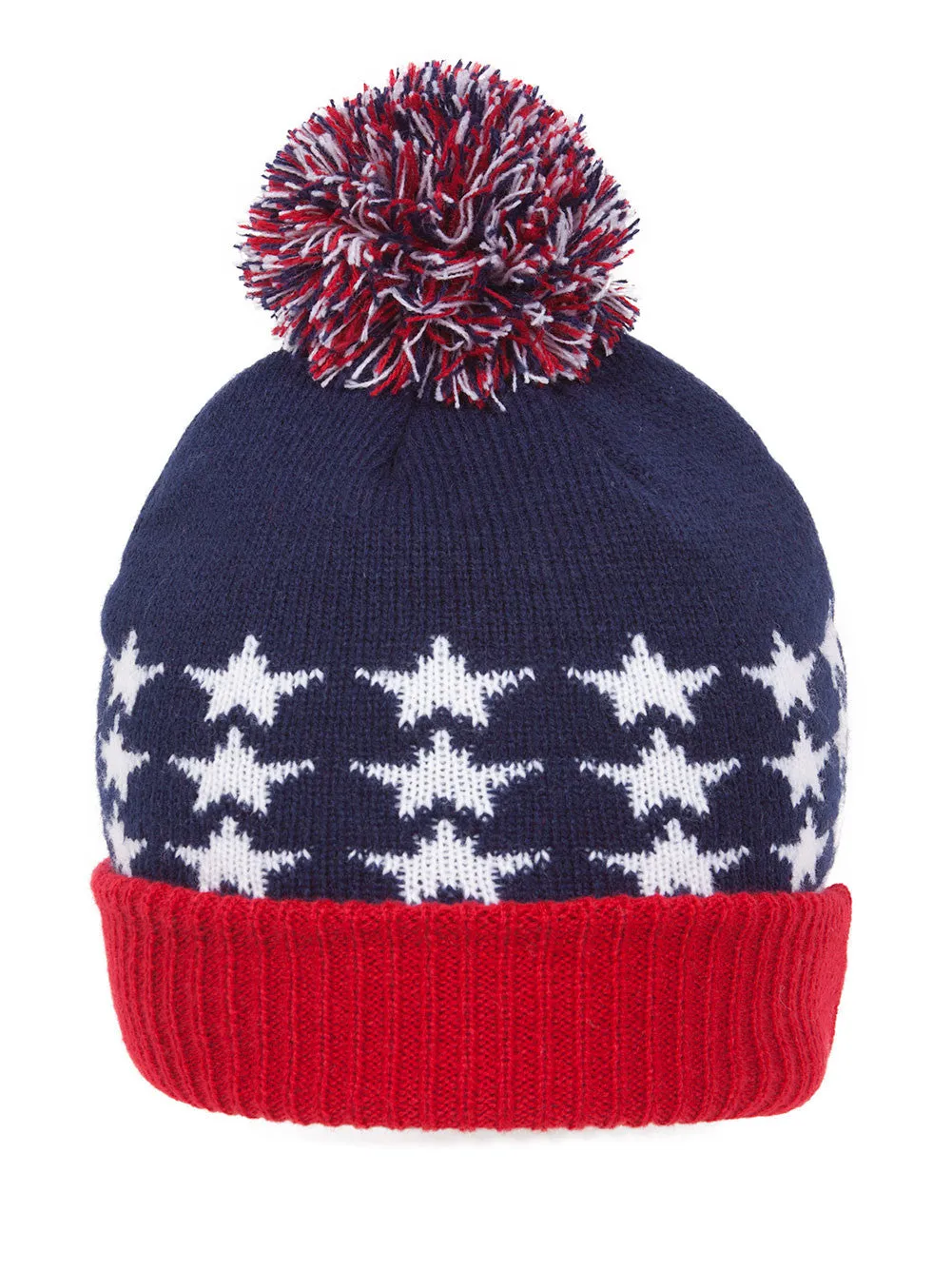 TopHeadwear USA Cuffed Pom Beanie