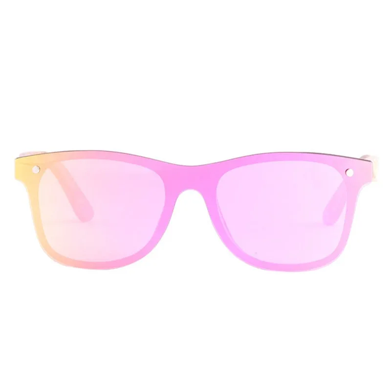 Trendy Girls Retro Wood Sunglasses