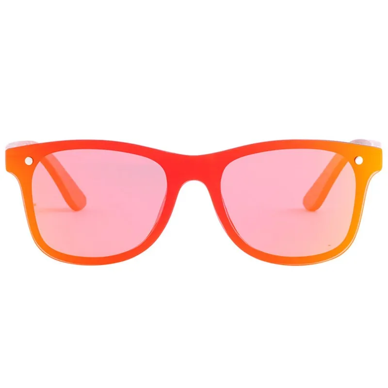 Trendy Girls Retro Wood Sunglasses