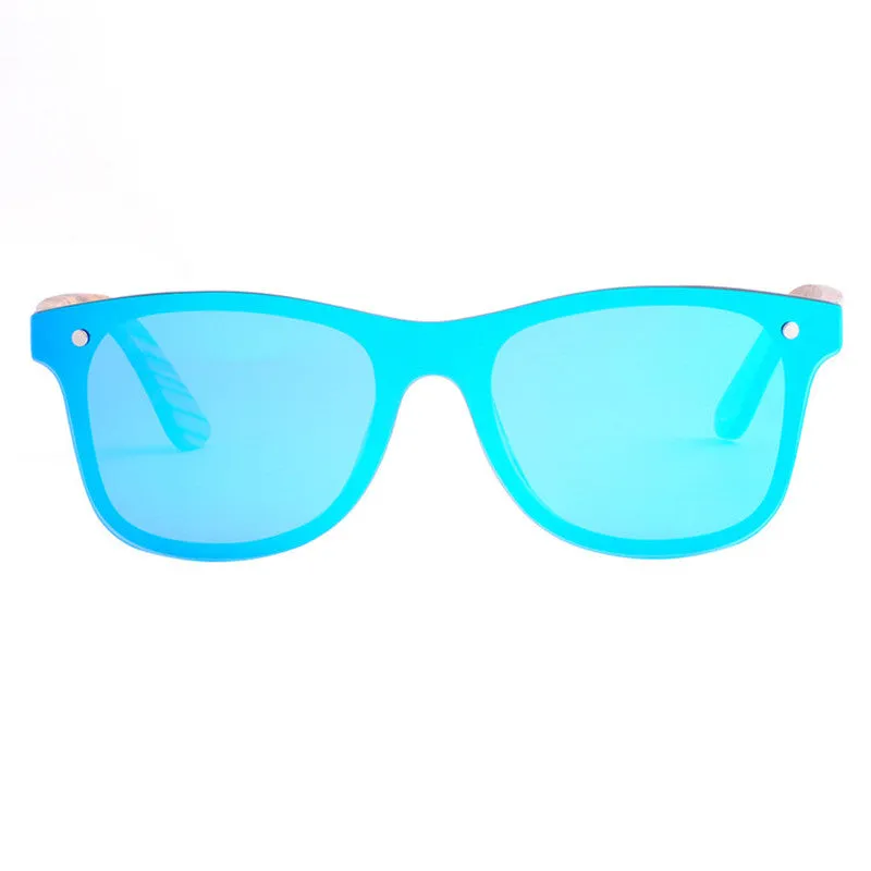 Trendy Girls Retro Wood Sunglasses