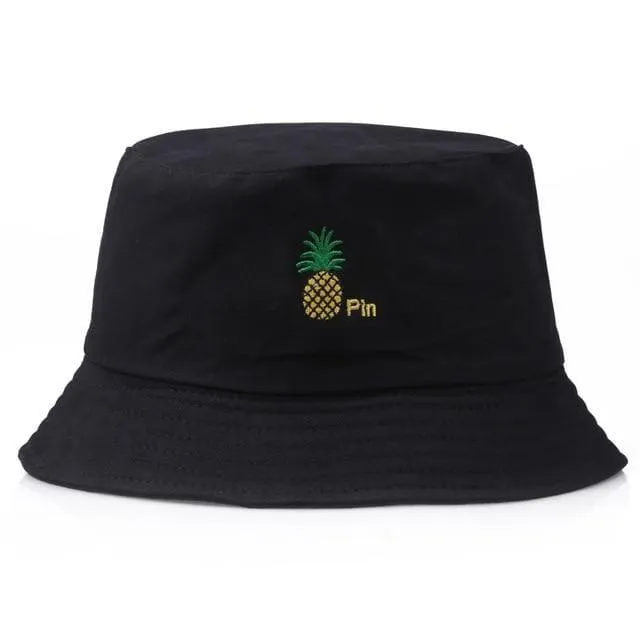 Unisex Embroidered Alien Foldable Bucket Hat