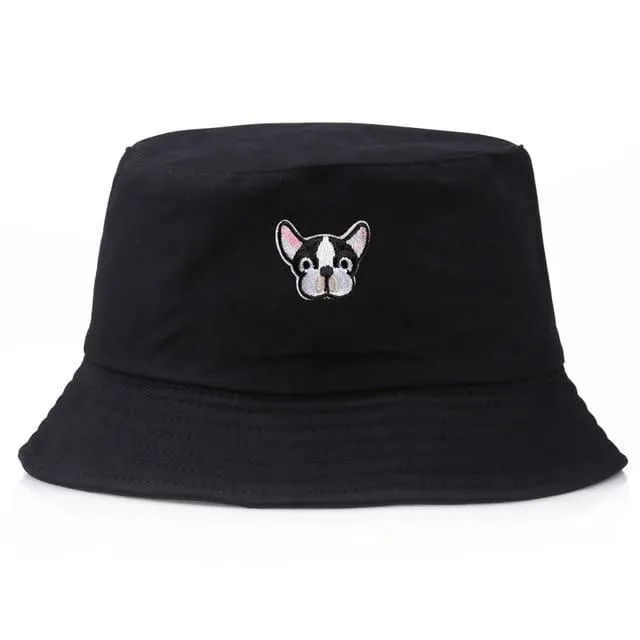 Unisex Embroidered Alien Foldable Bucket Hat