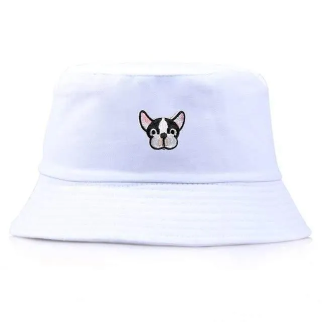 Unisex Embroidered Alien Foldable Bucket Hat